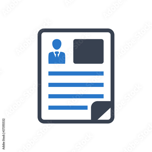 Curriculum vitae icon