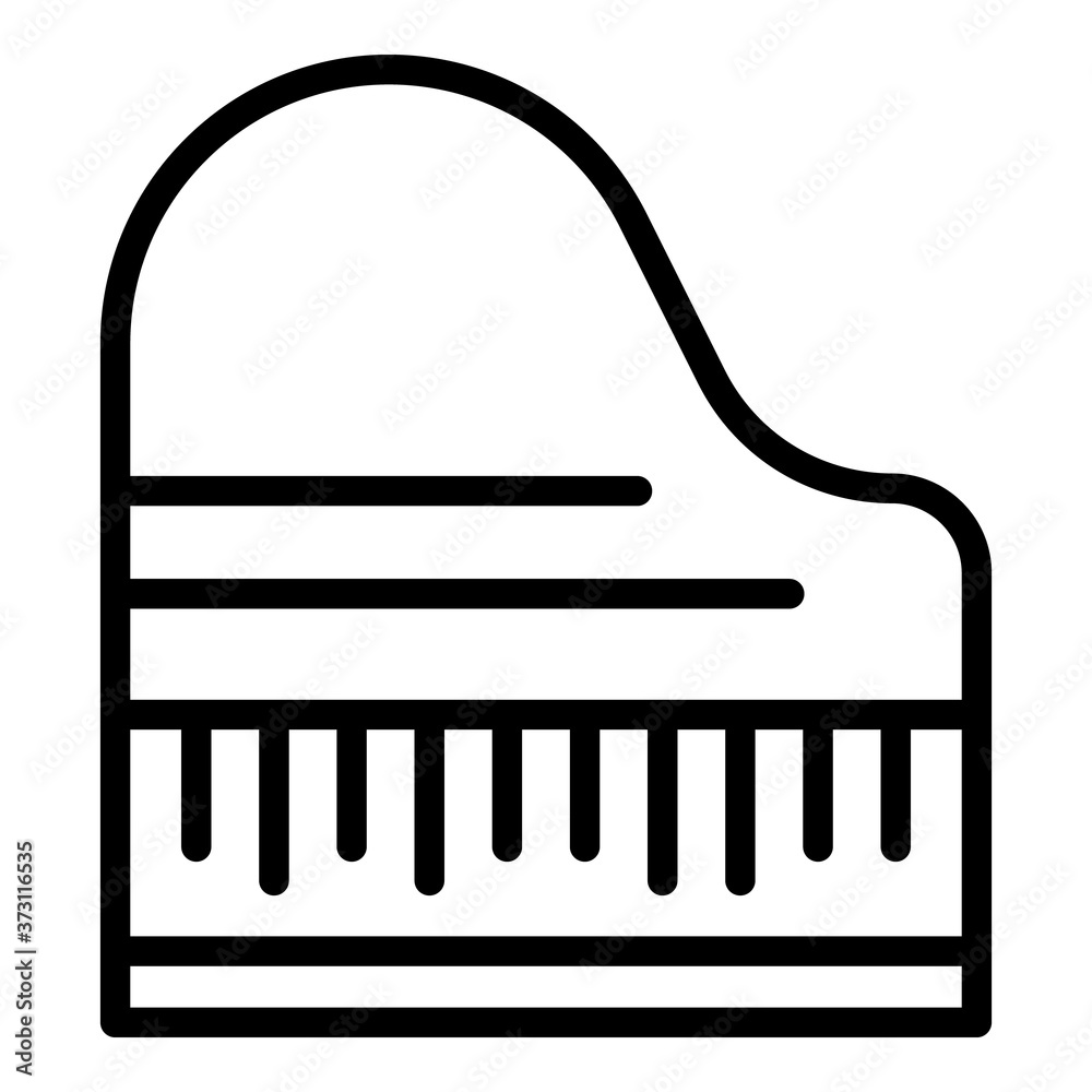 Piano icon. Outline piano vector icon for web design isolated on white background Piano icon. Outline piano vector icon for web design isolated on white background
