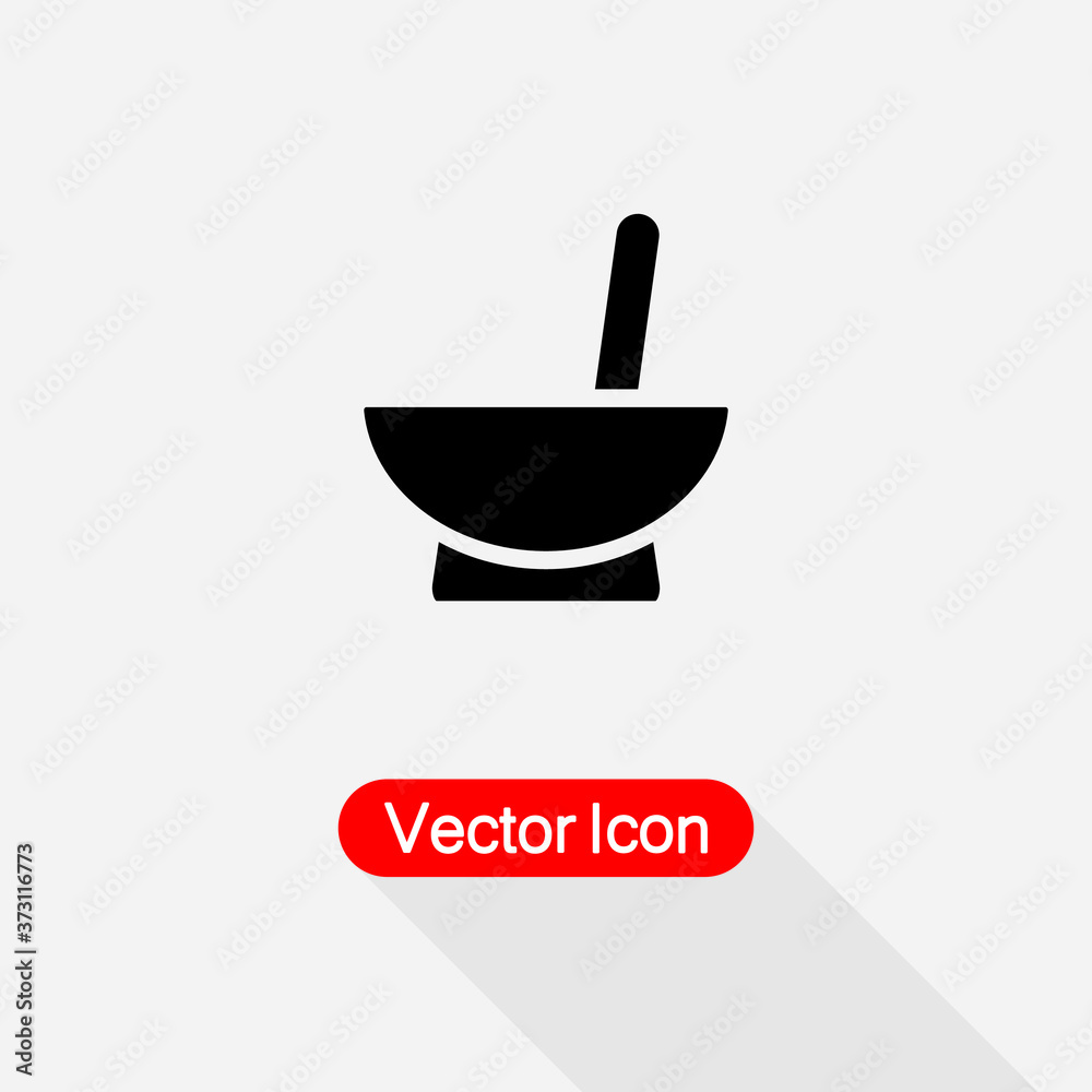 Mortar And Pestle Icon Vector Illustration Eps10 Mortar And Pestle Icon Vector Illustration Eps10