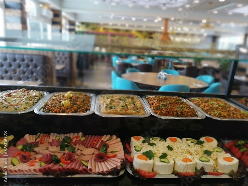 buffet breakfast and meals