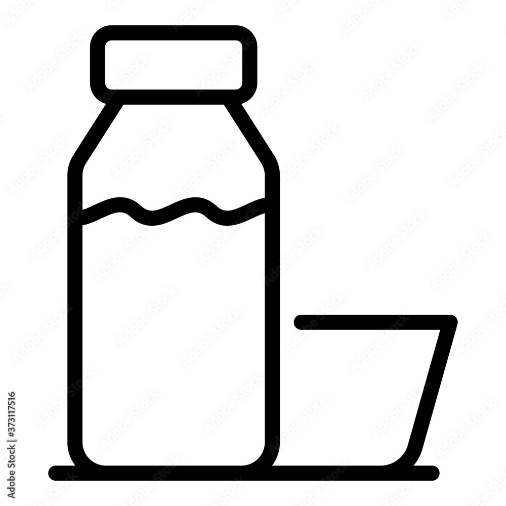 Juice bottle icon. Outline juice bottle vector icon for web design isolated on white background Juice bottle icon. Outline juice bottle vector icon for web design isolated on white background