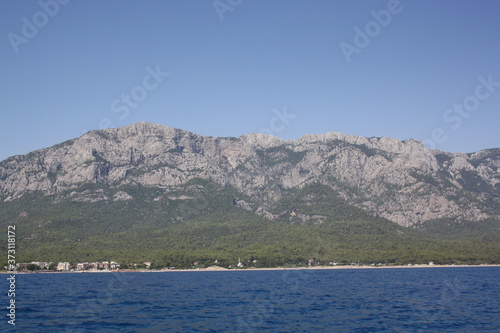 Big beautiful mountains and sea