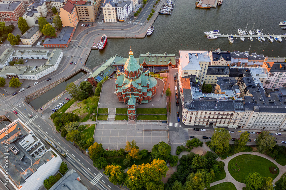 Uspenski Cathedral, St Nicholas' Church, Helsinki, Finland.