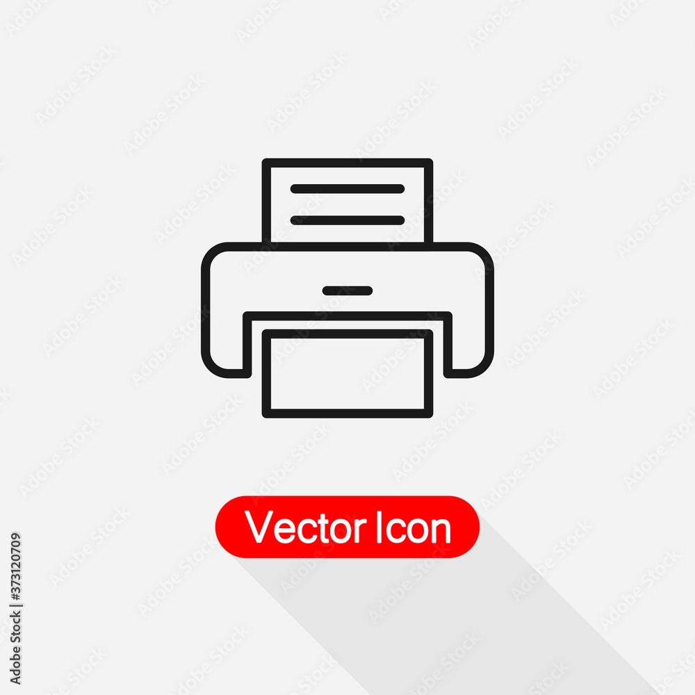 Printer Icon Vector Illustration Eps10