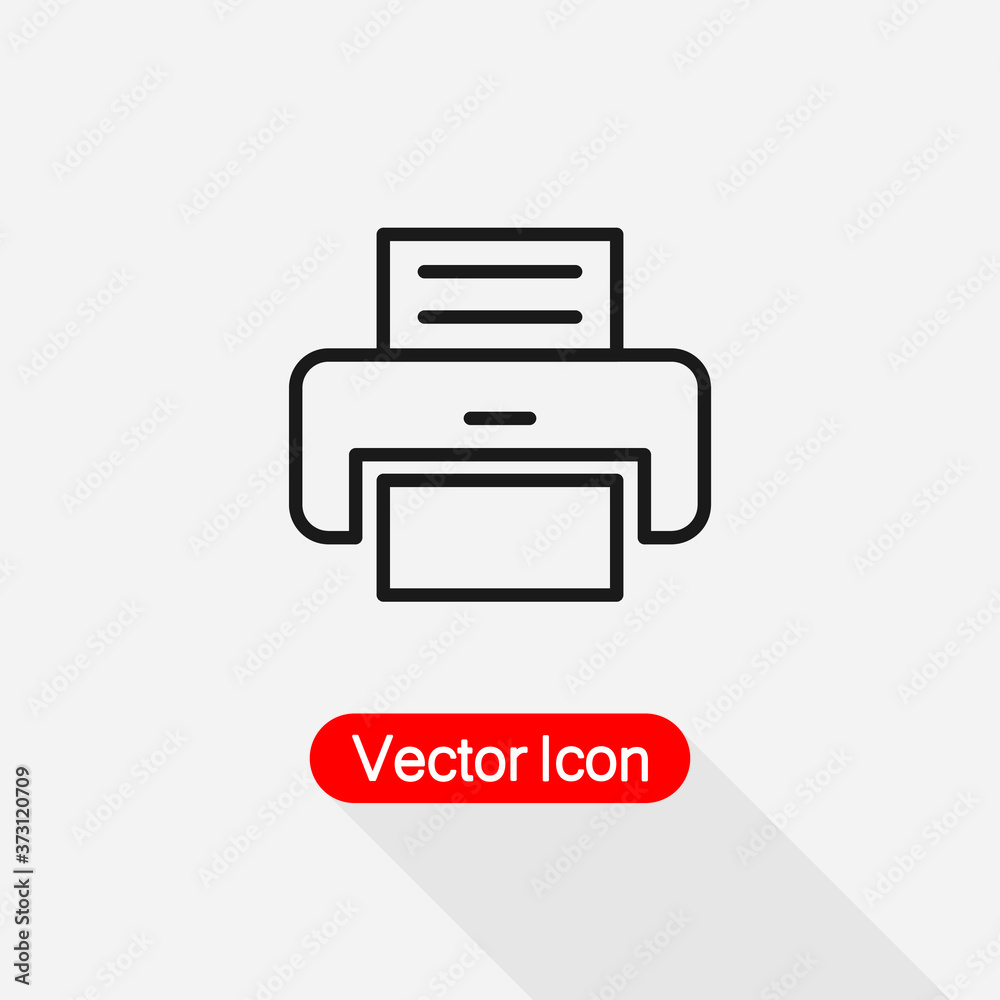 Printer Icon Vector Illustration Eps10 Printer Icon Vector Illustration Eps10