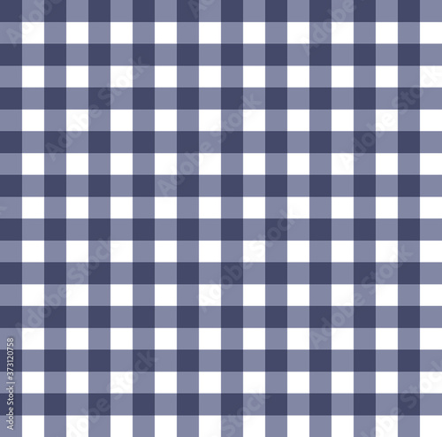 blue and white checkered tablecloth