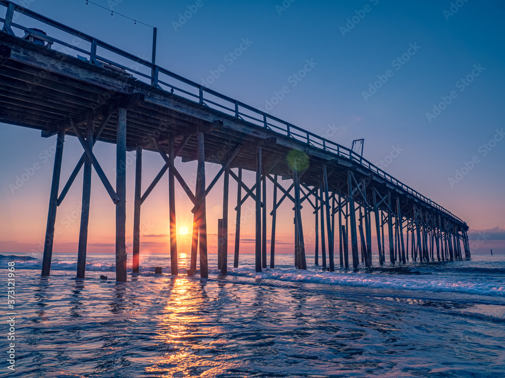 Sunrise at Wilmington Pier