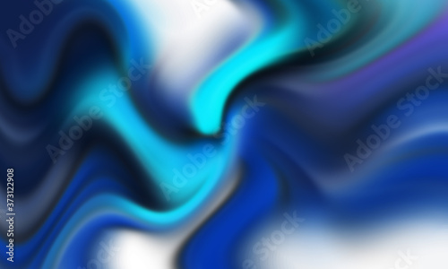  Liquid paper blue paint background. Fluid painting abstract texture, art technique. Colorful mix of acrylic vibrant colors. Creativity and painting. Background for design