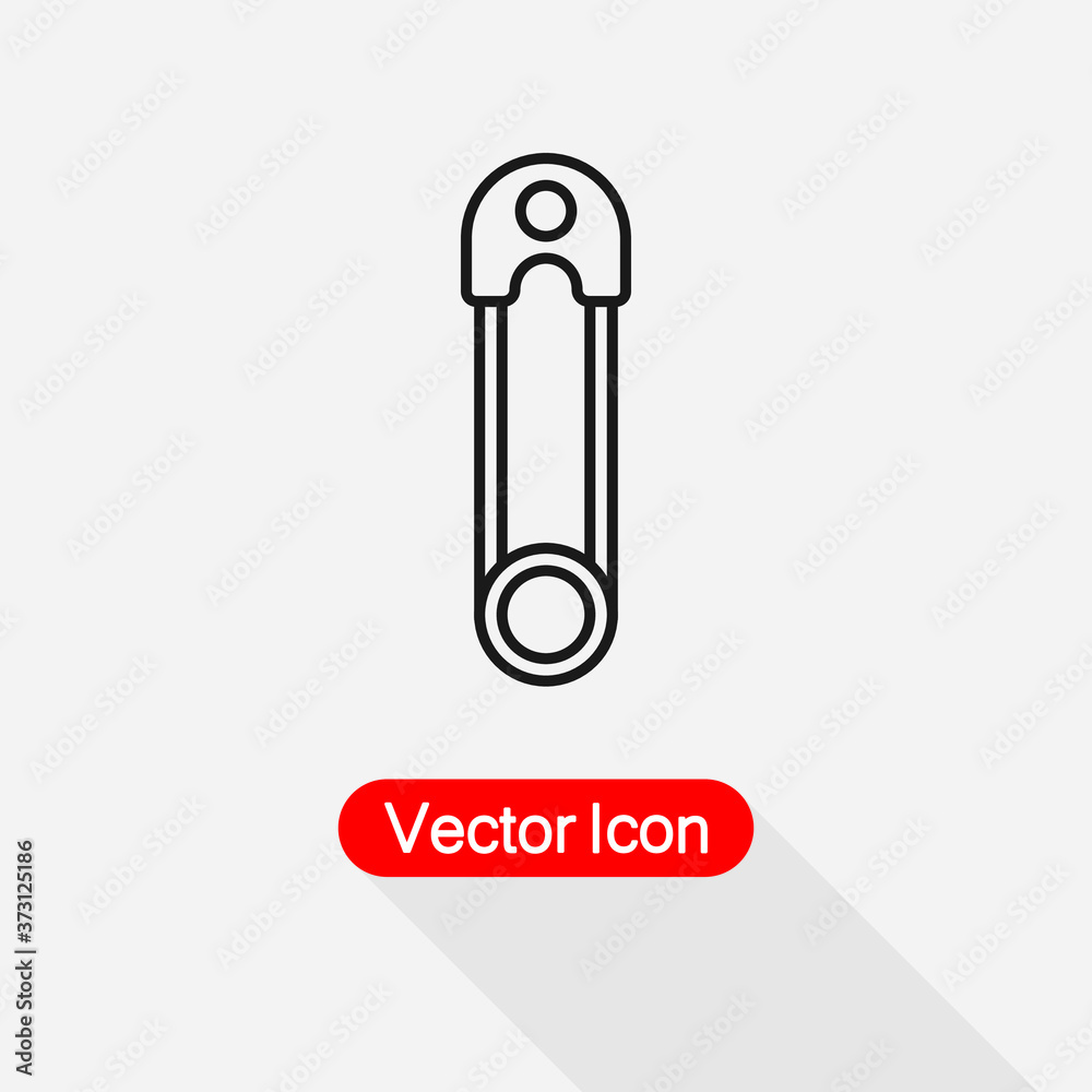 Safety Pin Icon Vector Illustration Eps10 Safety Pin Icon Vector Illustration Eps10