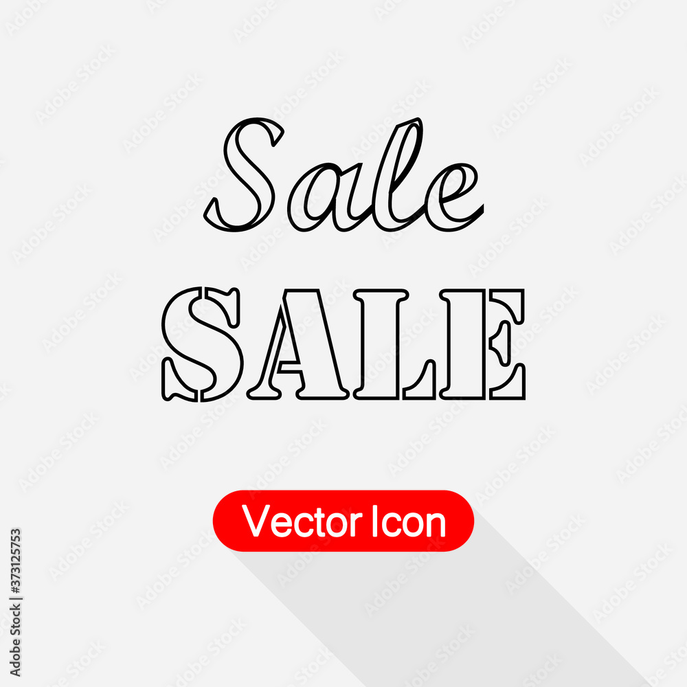 Sale Icons Set Vector Illustration Eps10