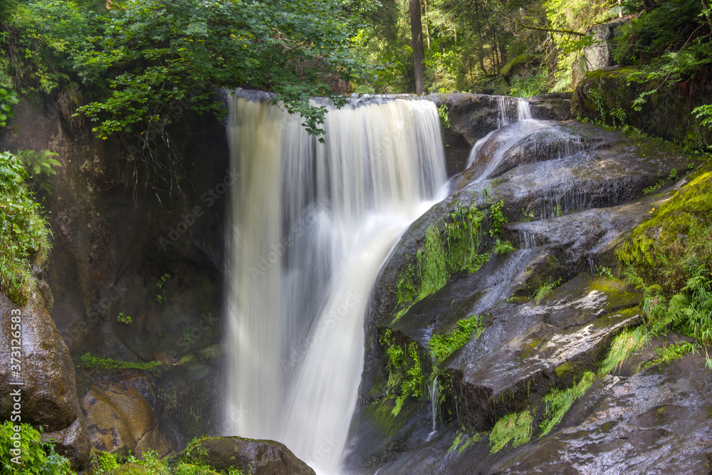 Triberg Falls in Black Forest region, Germany