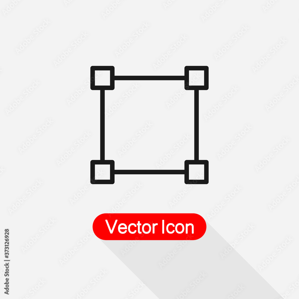 Shape Icon,Selected Area Icon Vector Illustration Eps10 Shape Icon,Selected Area Icon Vector Illustration Eps10