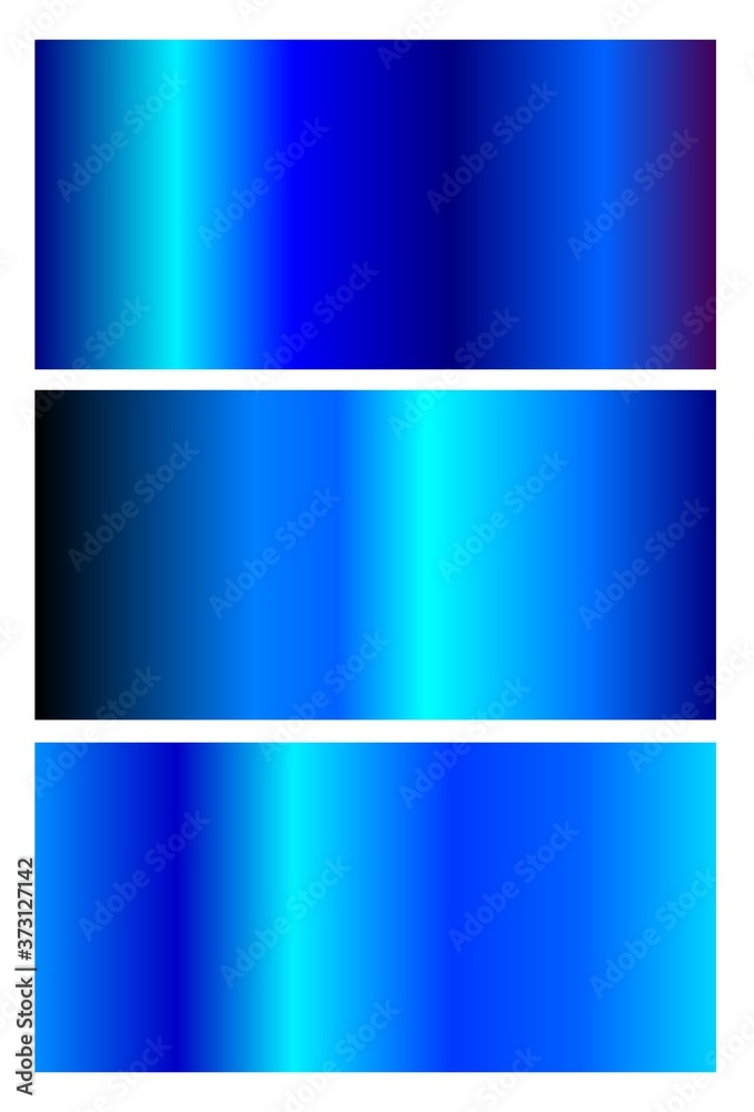 Set of blue gradient backgrounds and texture for mobile application or wallpaper. Vivid design element for banner, cover, flyer, wall paint. Modern screen vector design with dark blue color.