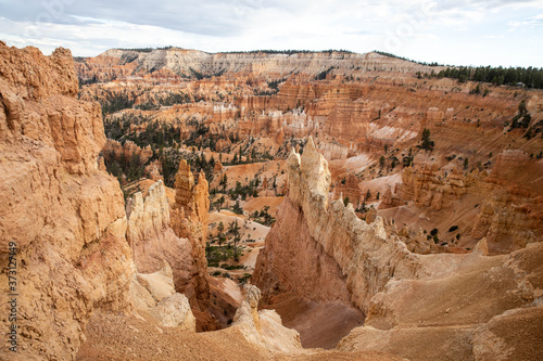 Cloudy day over Bryce Canyon