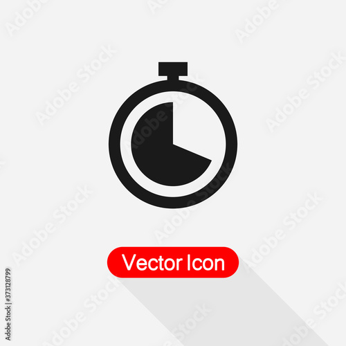 Free Download Stopwatch Timer Icon Vector Illustration Eps10 - GFXLoad