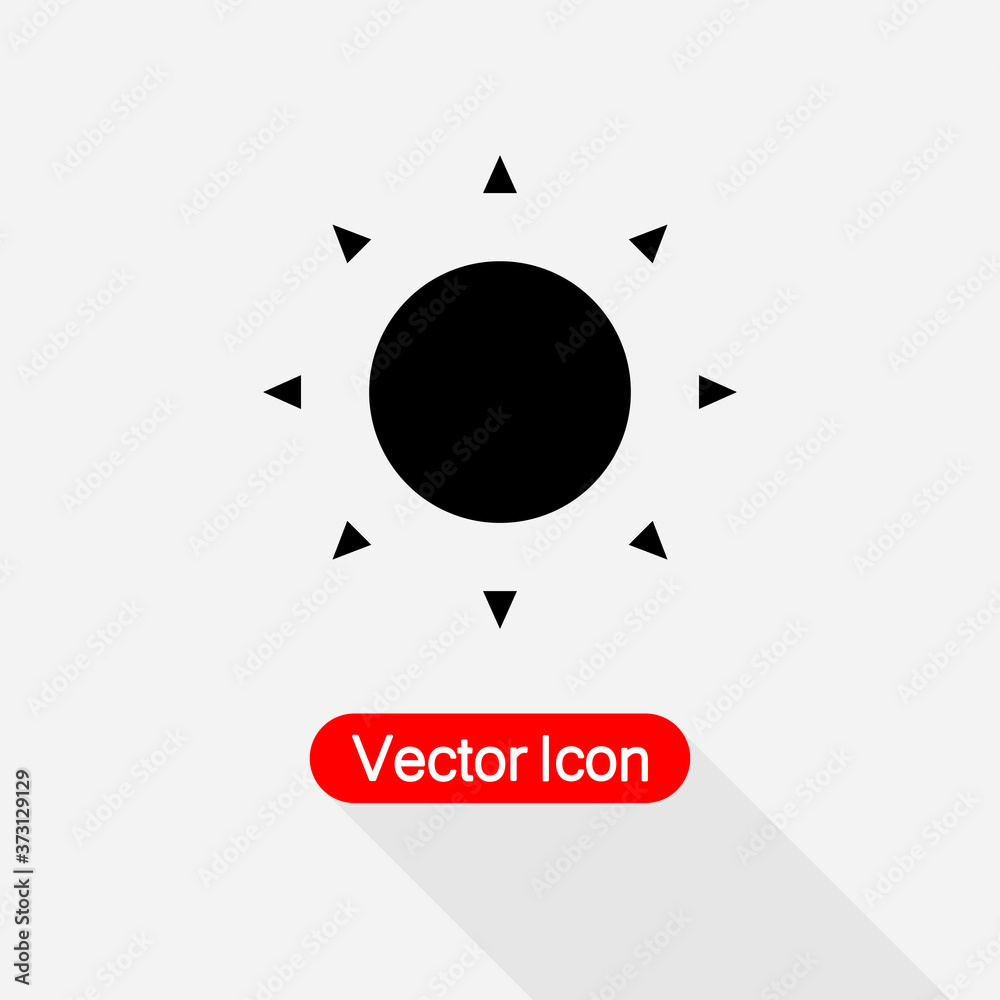 Sun Icon Vector Illustration Eps10