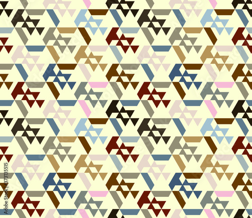 geometric seamless pattern in a restrained color scheme, Scandinavian style, for wide use