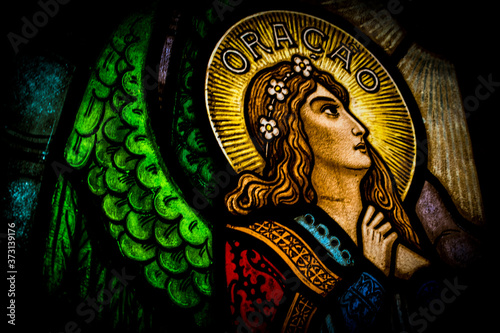 stained glass window