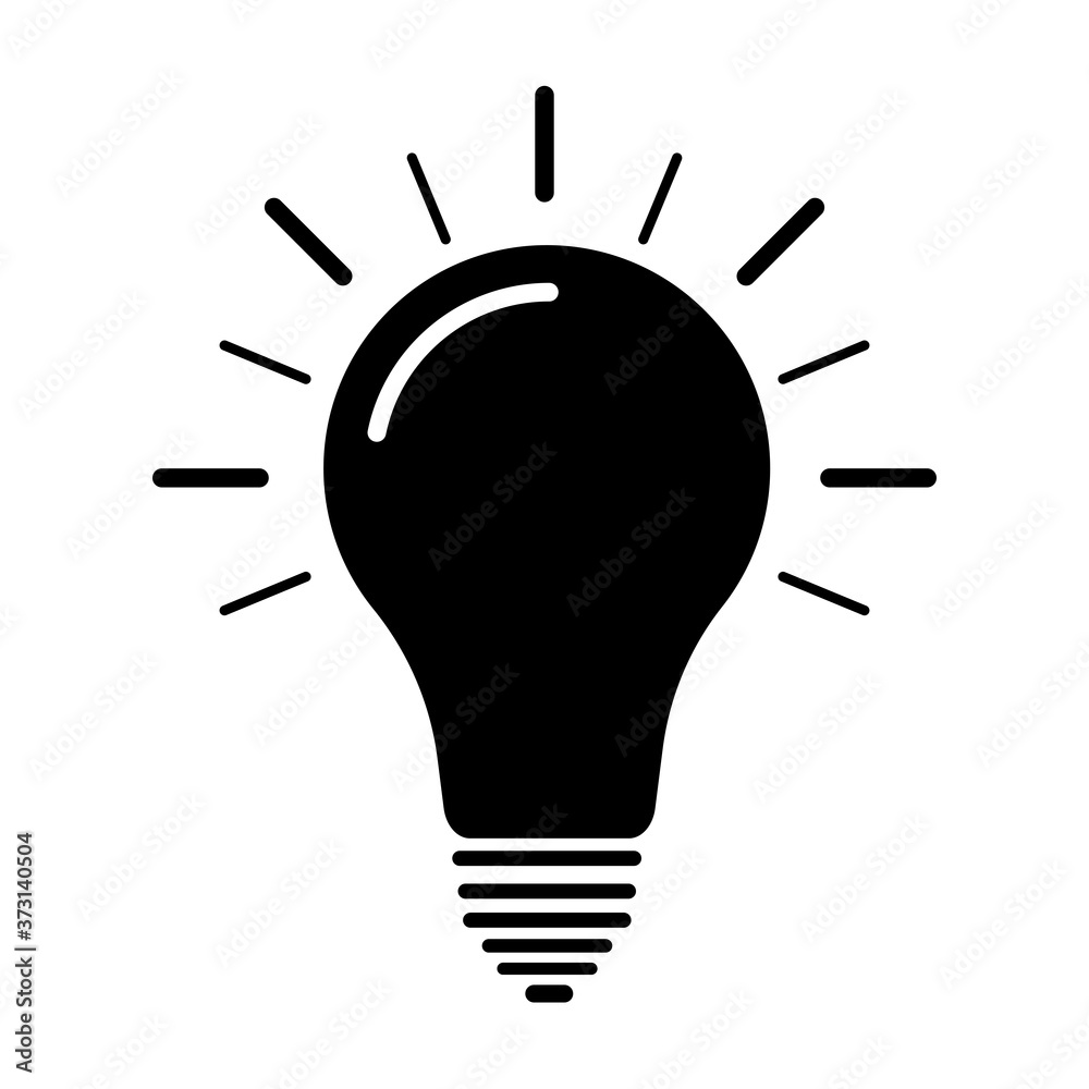 Black lamp isolated AI vector. Black lamp isolated AI vector.