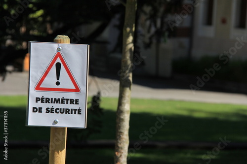 Périmètre de sécurité photo