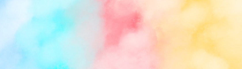 Fotobehang Ombre Iriserende neon hologram aquarel gradient  © Nalinee