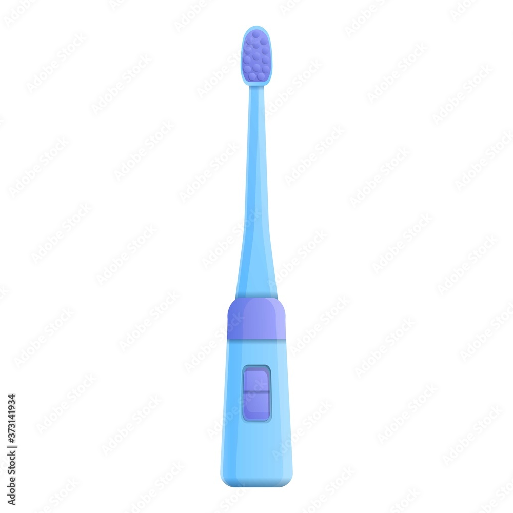 Protection electric toothbrush icon. Cartoon of protection electric toothbrush vector icon for web design isolated on white background Protection electric toothbrush icon. Cartoon of protection electric toothbrush vector icon for web design isolated on white background