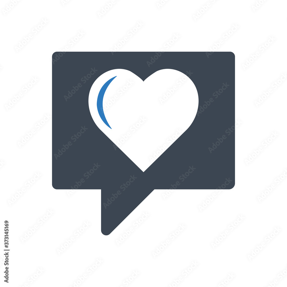 Love message icon ( vector illustration ) Love message icon ( vector illustration )