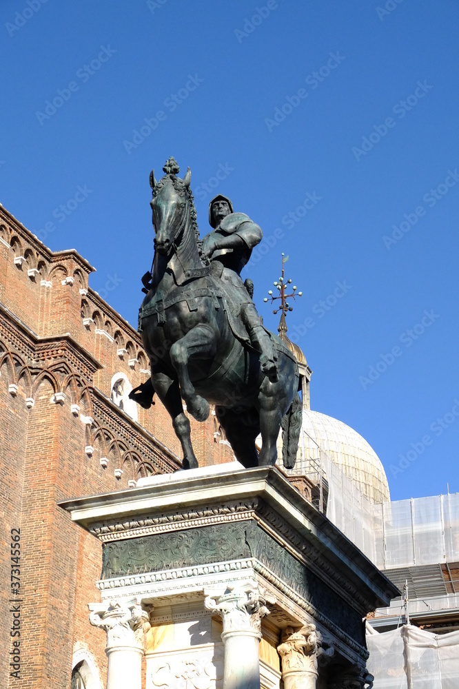 Bartolomeo Colleoni, Venezia monumento equestre, Monumento in Bronzo del Verrocchio