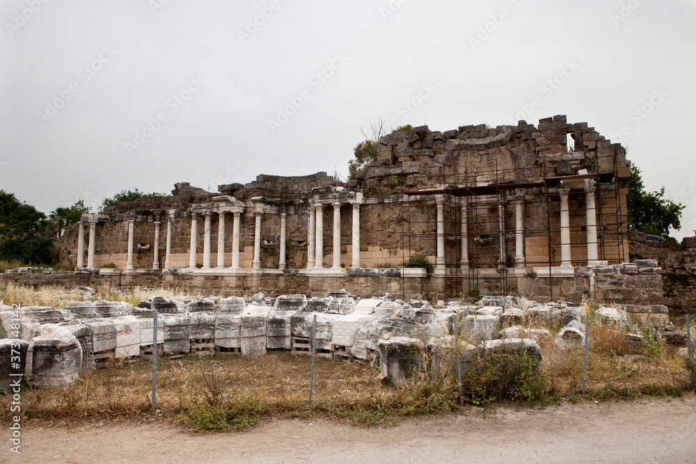 Ancient ruins of an ancient city