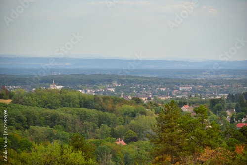 Panorama sur Dole depuis le Mont Roland  Jura 