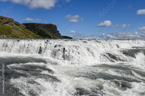 Der Gullfoss Wasserfall auf Island
