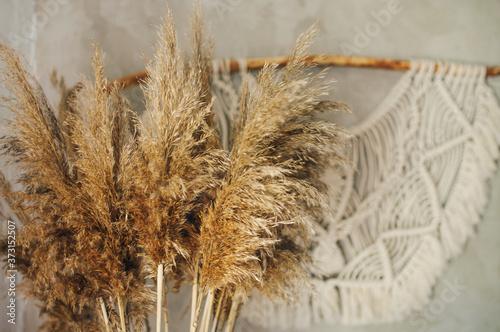 Beautiful boho macrame wall panel will add a cozy atmosphere and charm to any space in your home