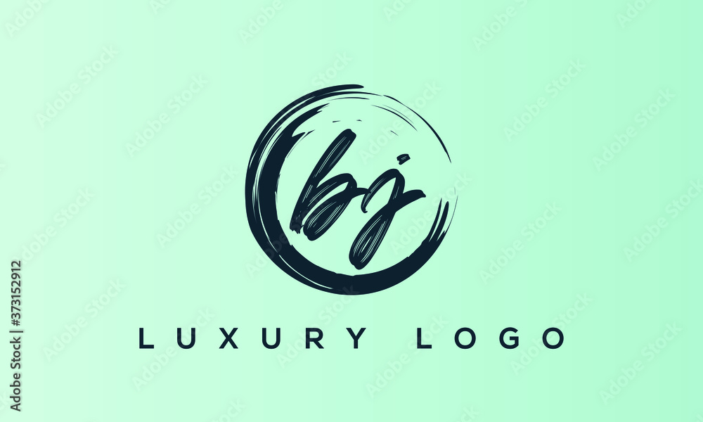 BJ ,JB ,B ,J Letter Logo Design with Creative Modern Trendy Typography ...