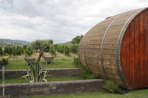 Wine barrels rooms in Peso da Régua, Douro Valley, Portugal