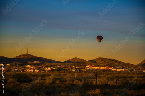 Hot air balloon in Phoenix, Arizona