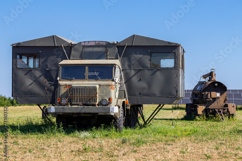 Old, military ambulance, field hospital truck. © Fotoforce
