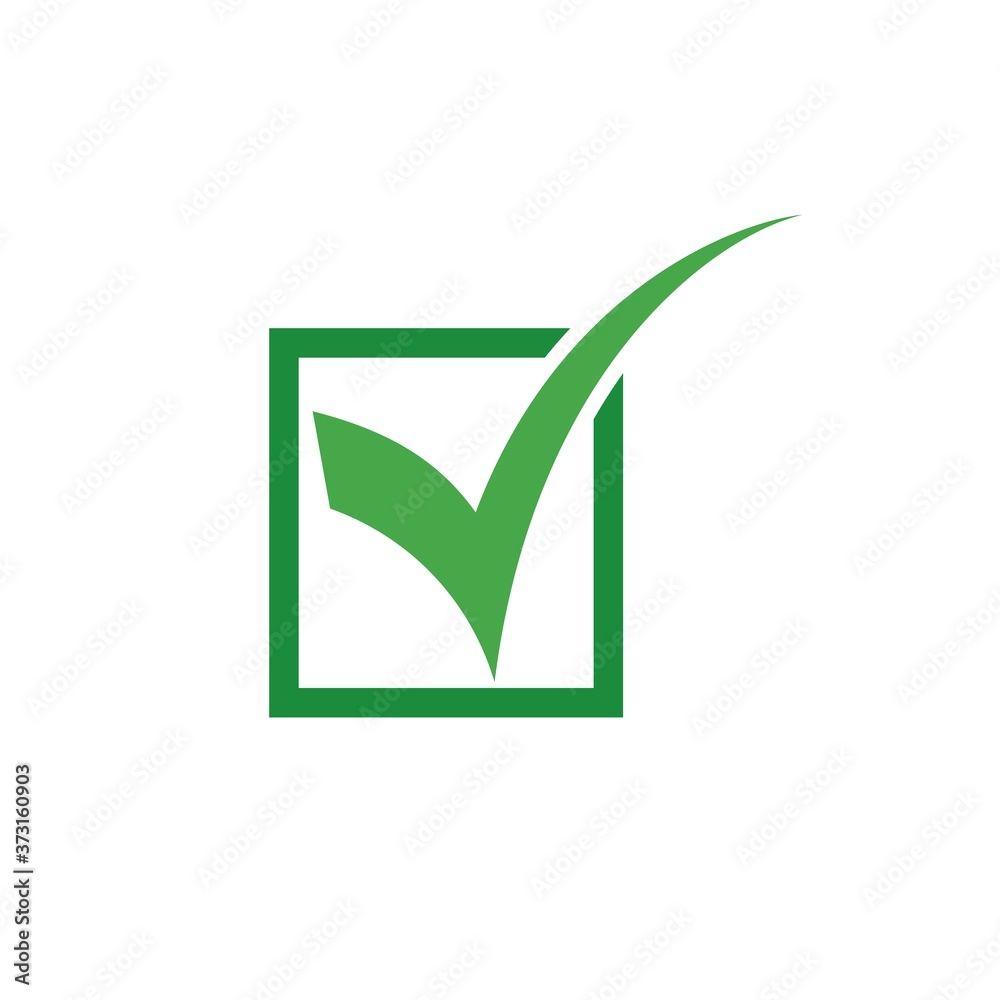 check mark and vote logo icon check mark and vote logo icon