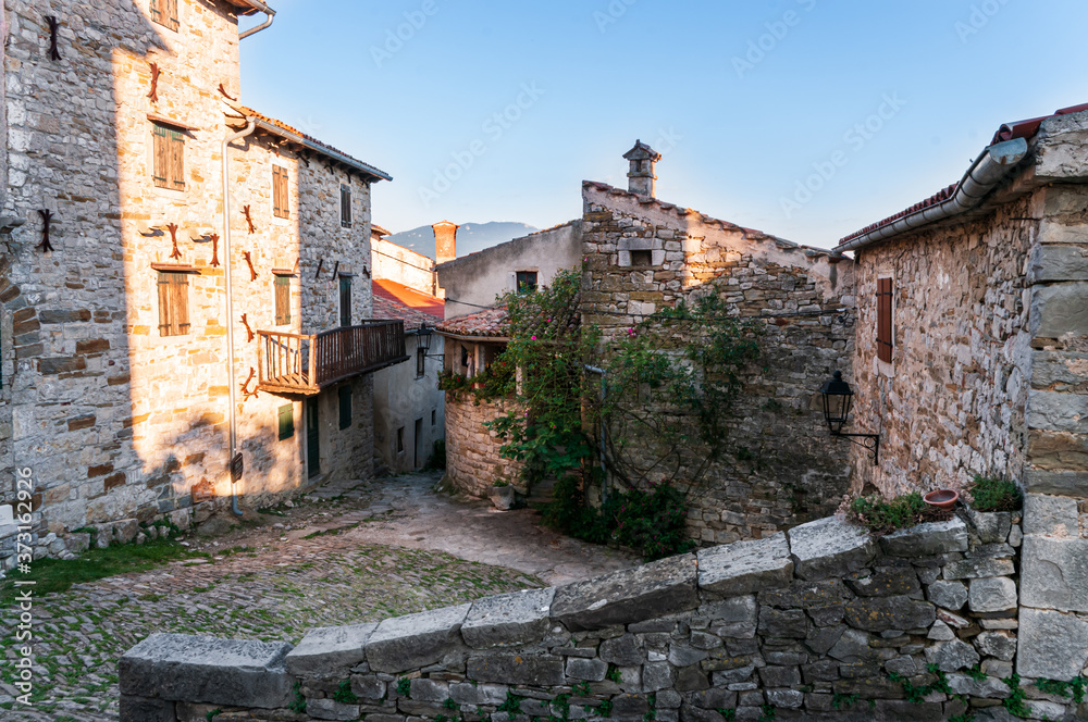 Hum - the smallest town in the world, Istria, Croatia