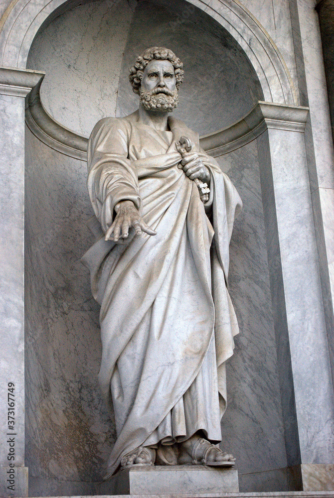 Estatua de San Pedro, Iglesia de San Pablo Extramuros, Roma