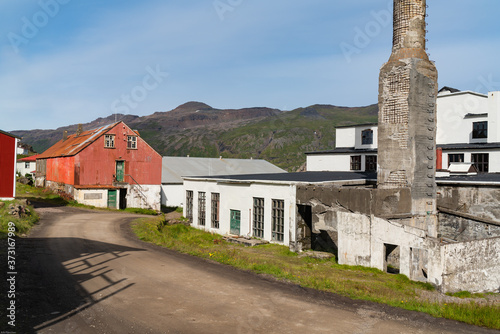 Djupavik Bucht und Ort in den Westfjorden auf Island photo