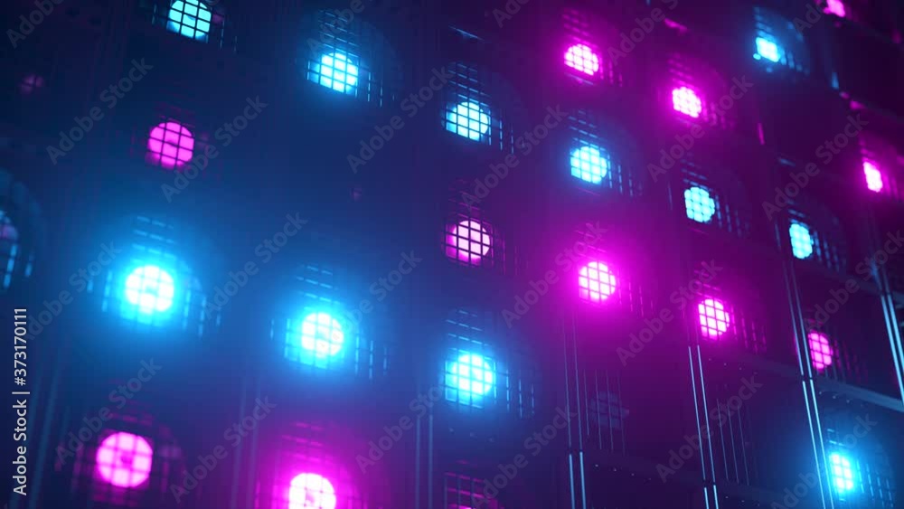 Flicker wall lights