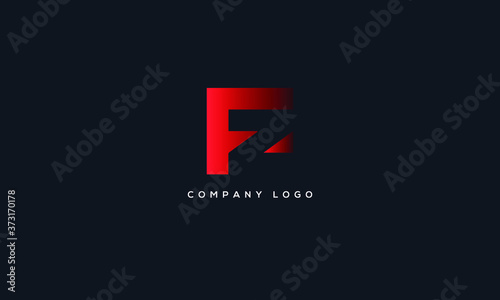 Alphabet letter icon logo FZ.