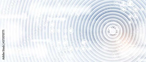 Quantum processing. Deep learning artificial intelligence. Future new technology  for business or science presentation