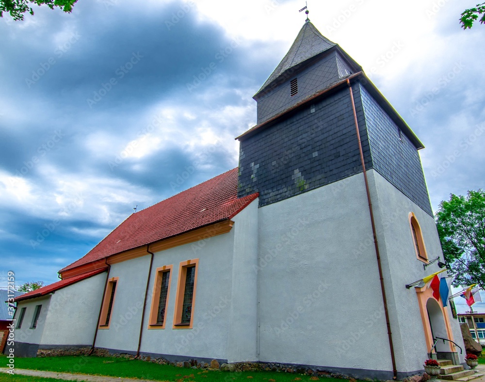 Kościół w Łupawie pomorskie