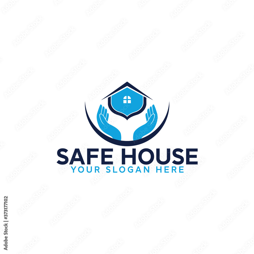 Safe House Vector Logo Design For Your Company.