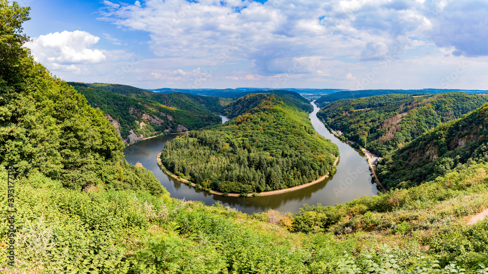 Fototapeta premium Saarschleife bei Mettlach 2