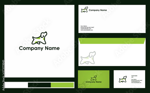 cute and cute puppy logos that are packaged in one package