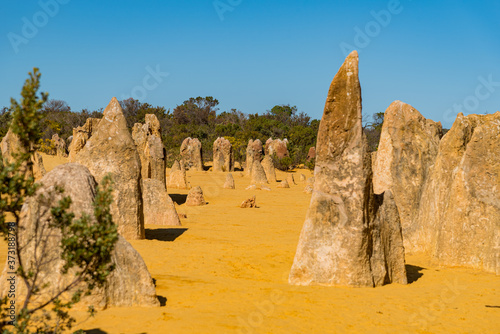 The Pinnacles are limestone formations within Nambung National Park, near the town of Cervantes.