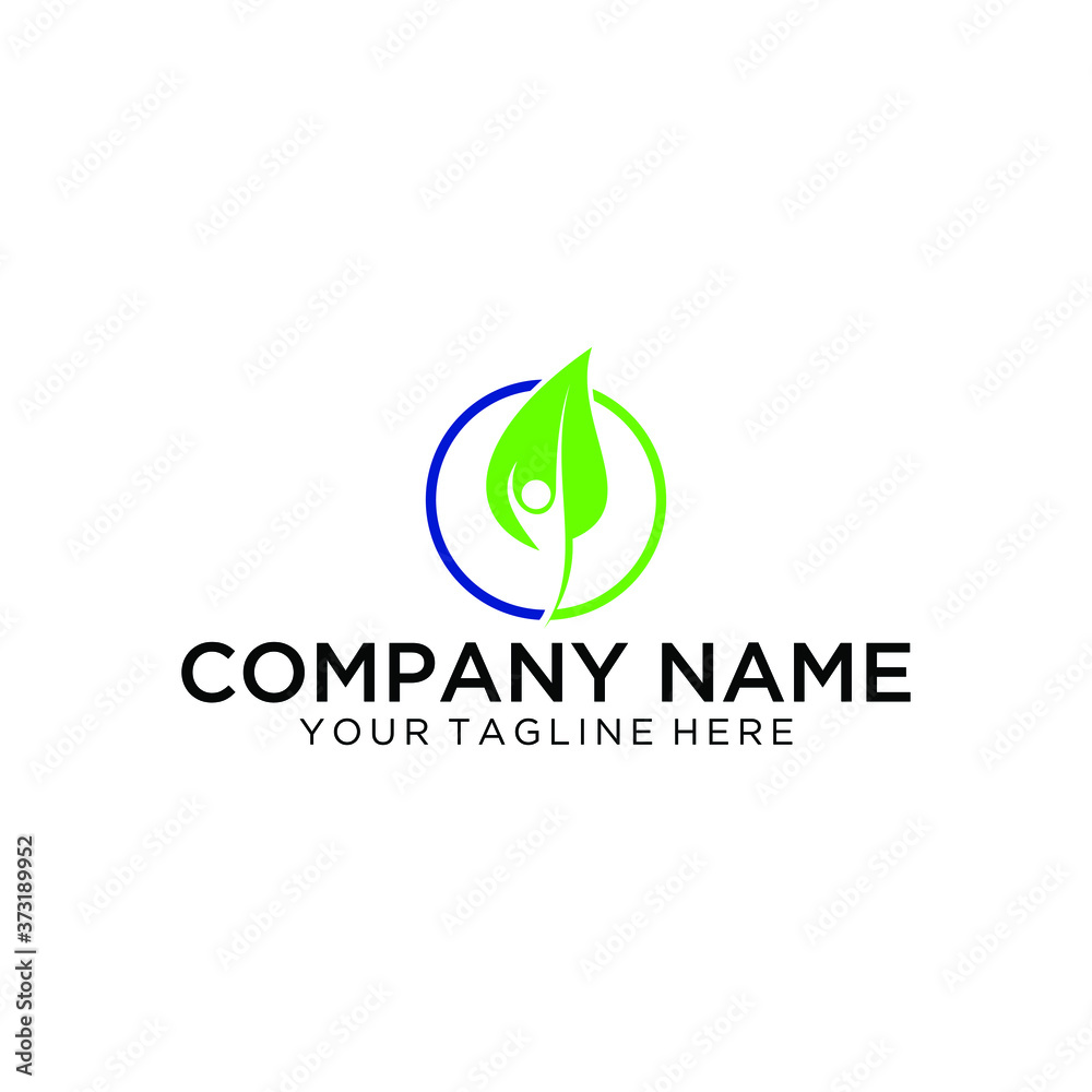 Healthy - vector logo template illustration. Man figure on leaves. Ecological and biological product concept sign. Ecology symbol. Human character icon. Healthy - vector logo template illustration. Man figure on leaves. Ecological and biological product concept sign. Ecology symbol. Human character icon.