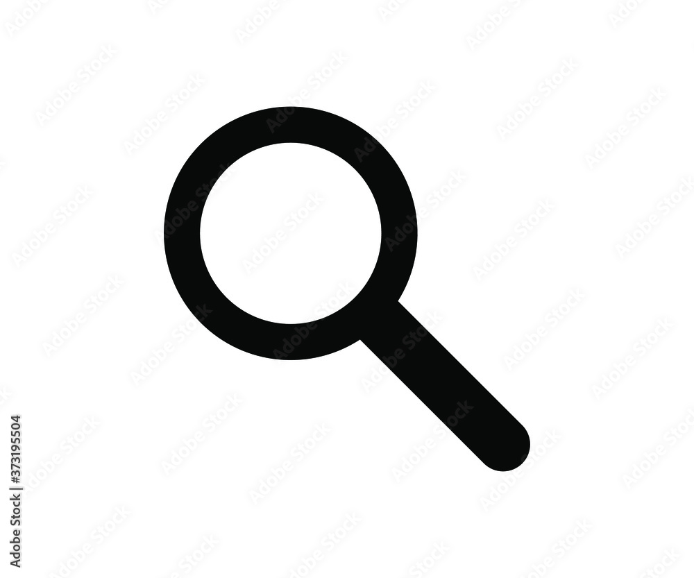 Vector icon set of magnifying glass, search icon, flat vector design, search icon with fill and outline. Vector icon set of magnifying glass, search icon, flat vector design, search icon with fill and outline.